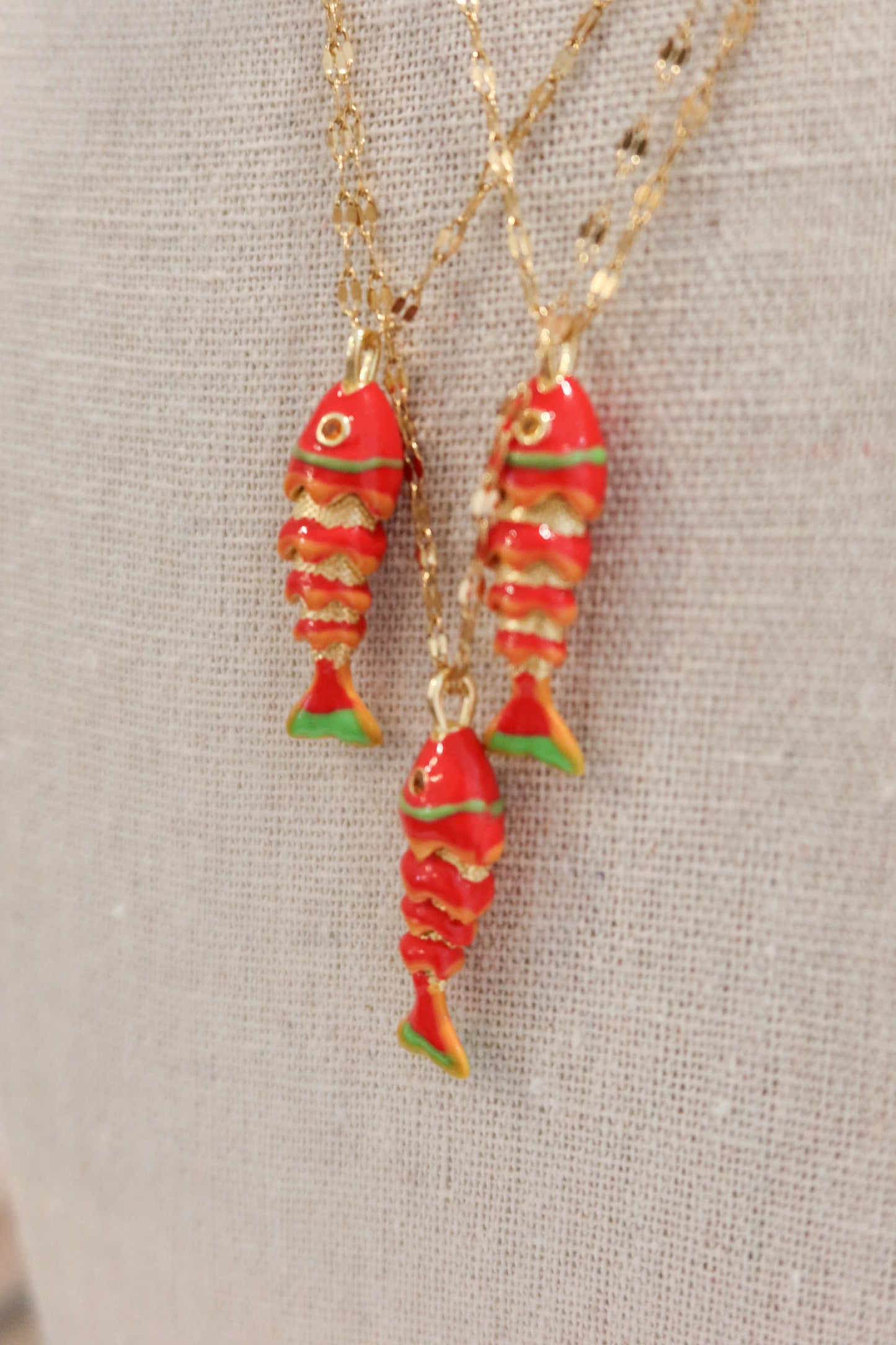 Sardine Fish Necklace