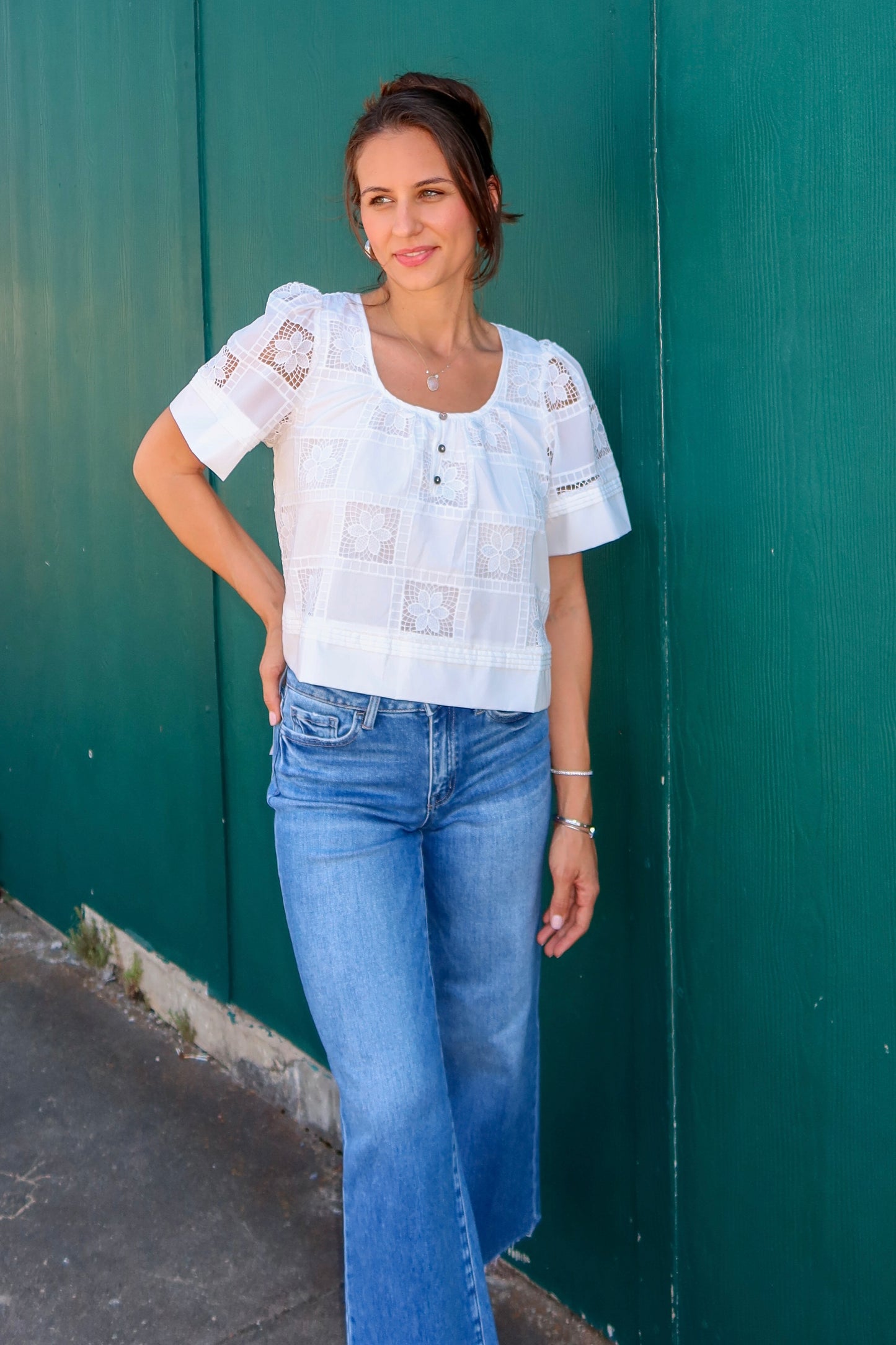 Mist Crop Blouse
