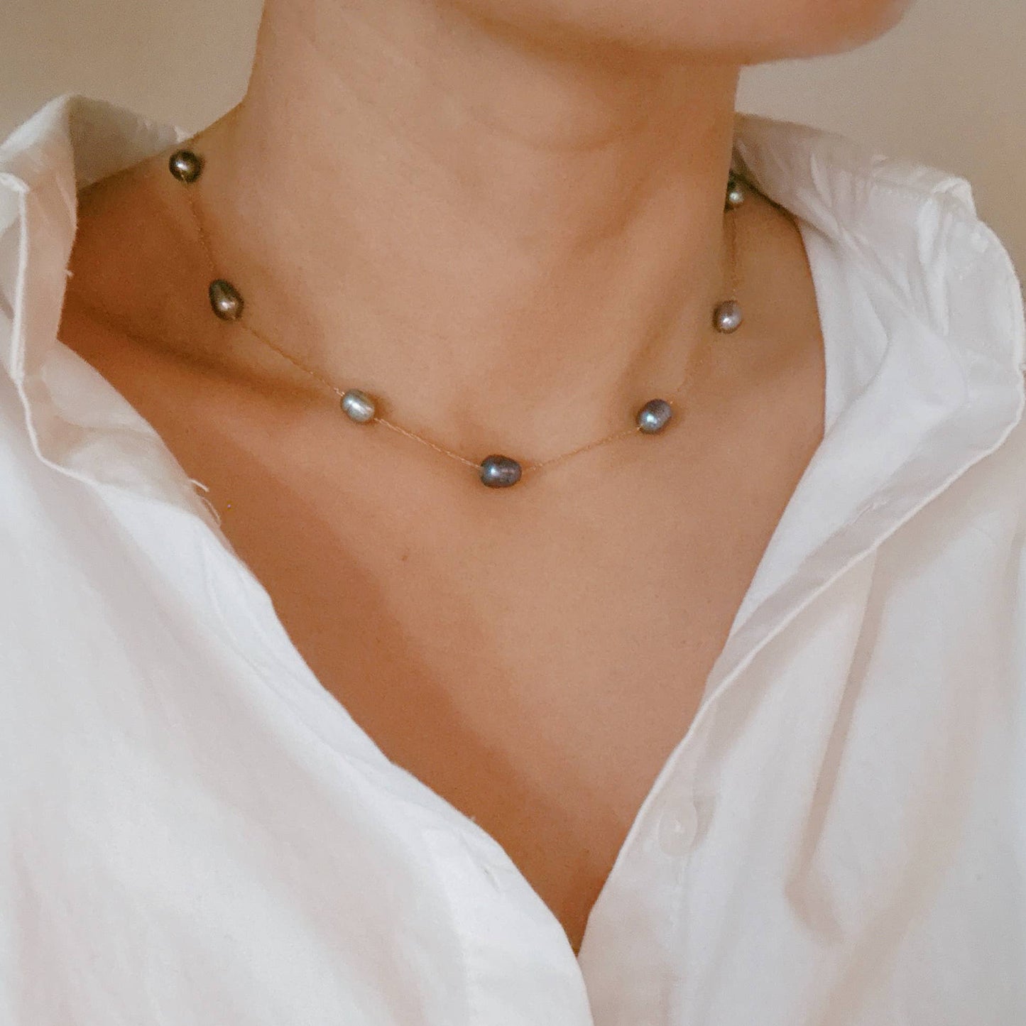 Esther Freshwater Pearl Necklace