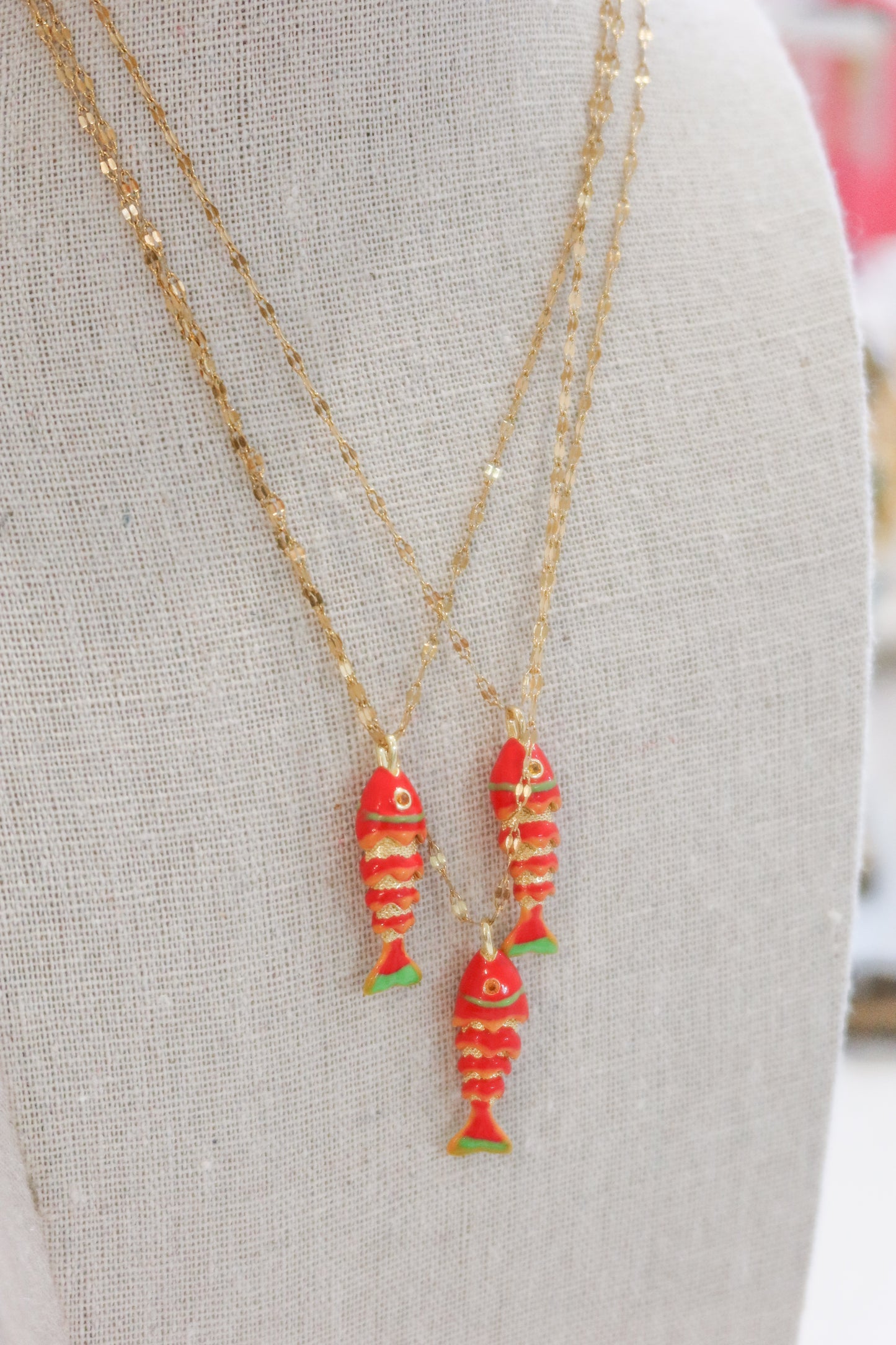 Sardine Fish Necklace