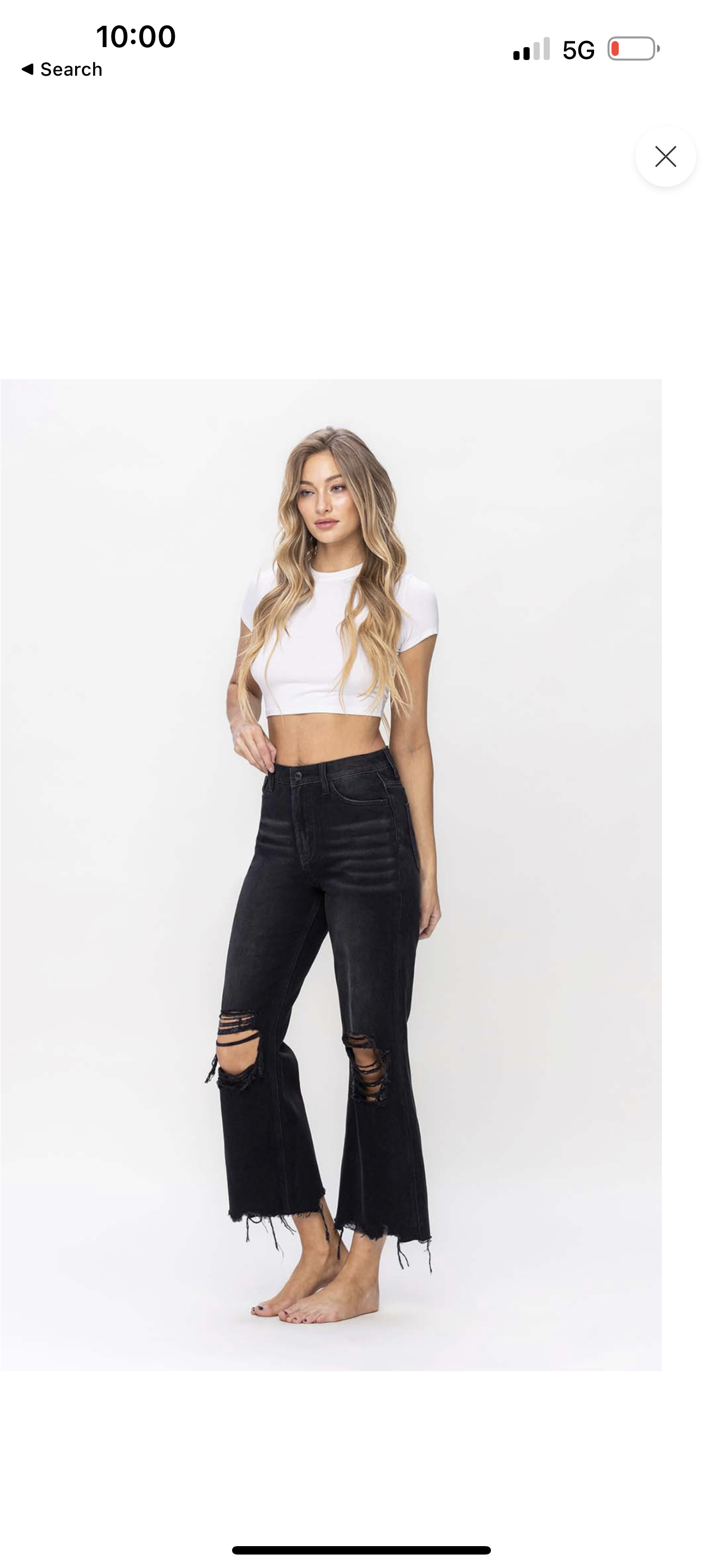 Vintage Crop Jean