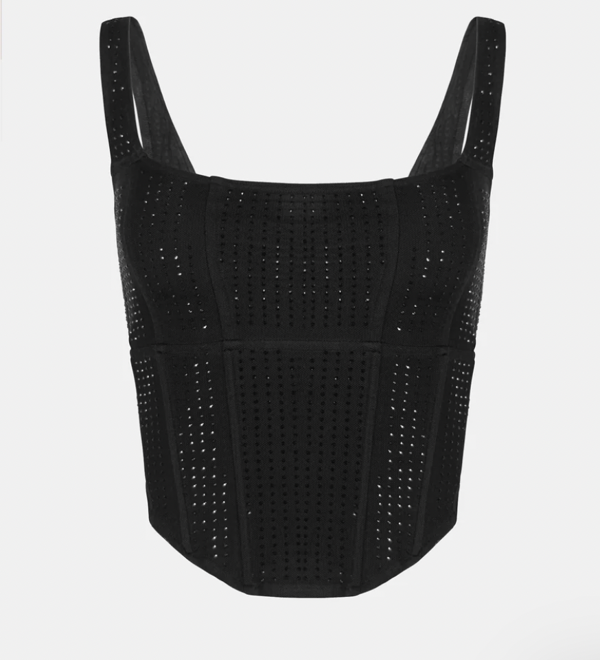 ANDIE Rhinestone Corset Top