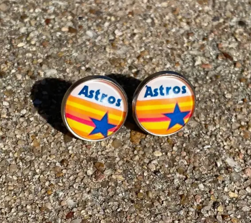 Astros Stud Earing