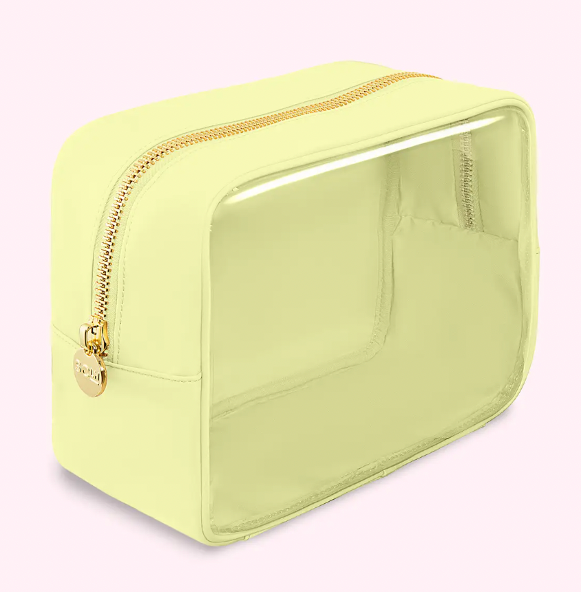 Stoney Clover- Clear Front Large Pouch