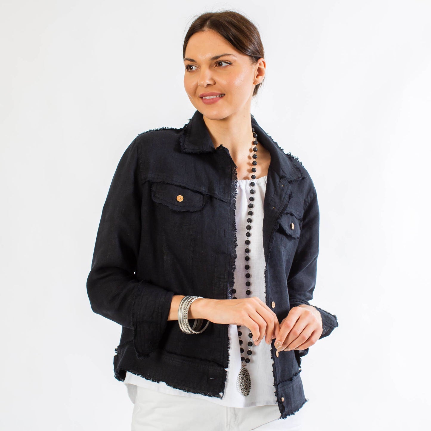 Jessie Linen Jacket