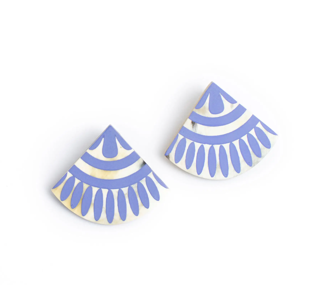 Lilac Tile Earring