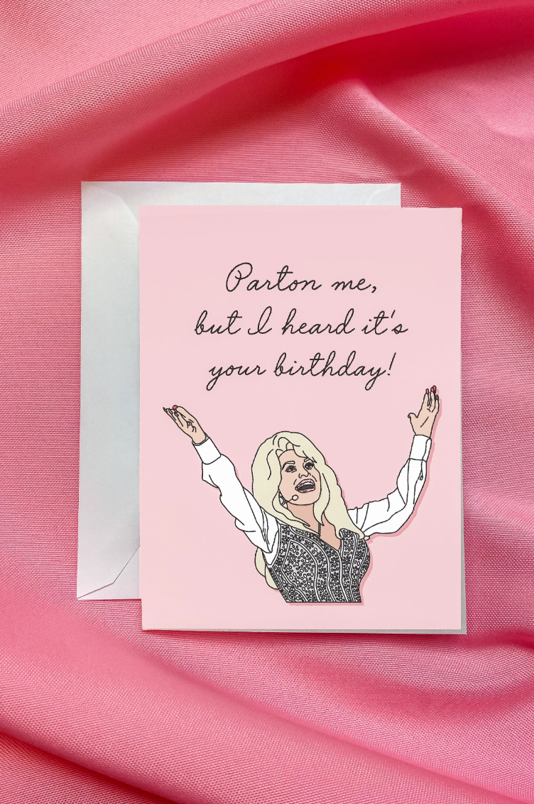 Parton Birthday Card