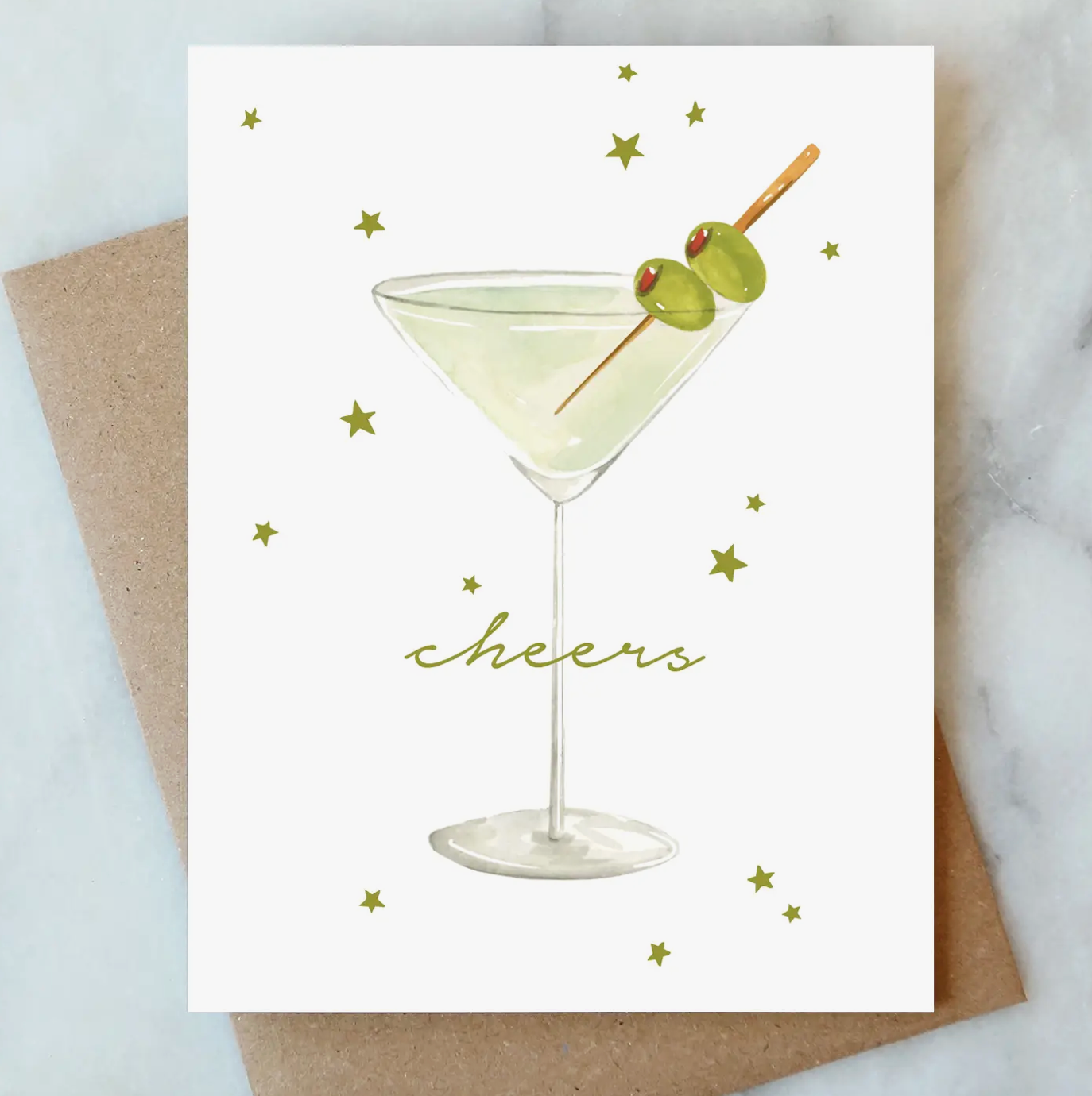 Martini Cheers Card