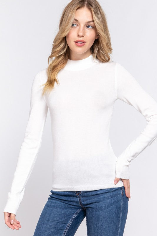 Fitted store knit top