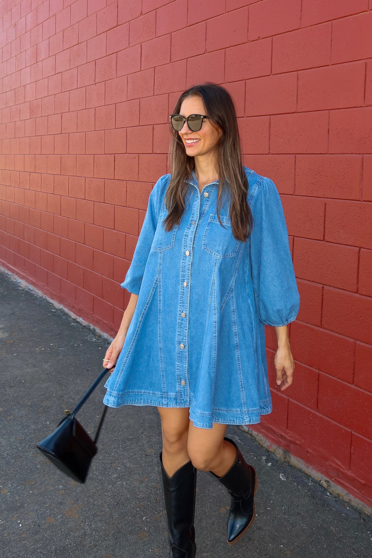 Denim Swing Dress