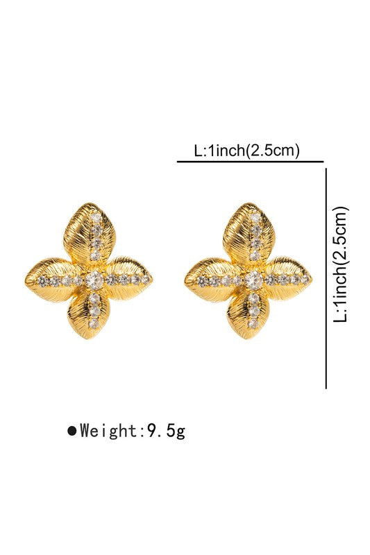 Flower Stud Earrings