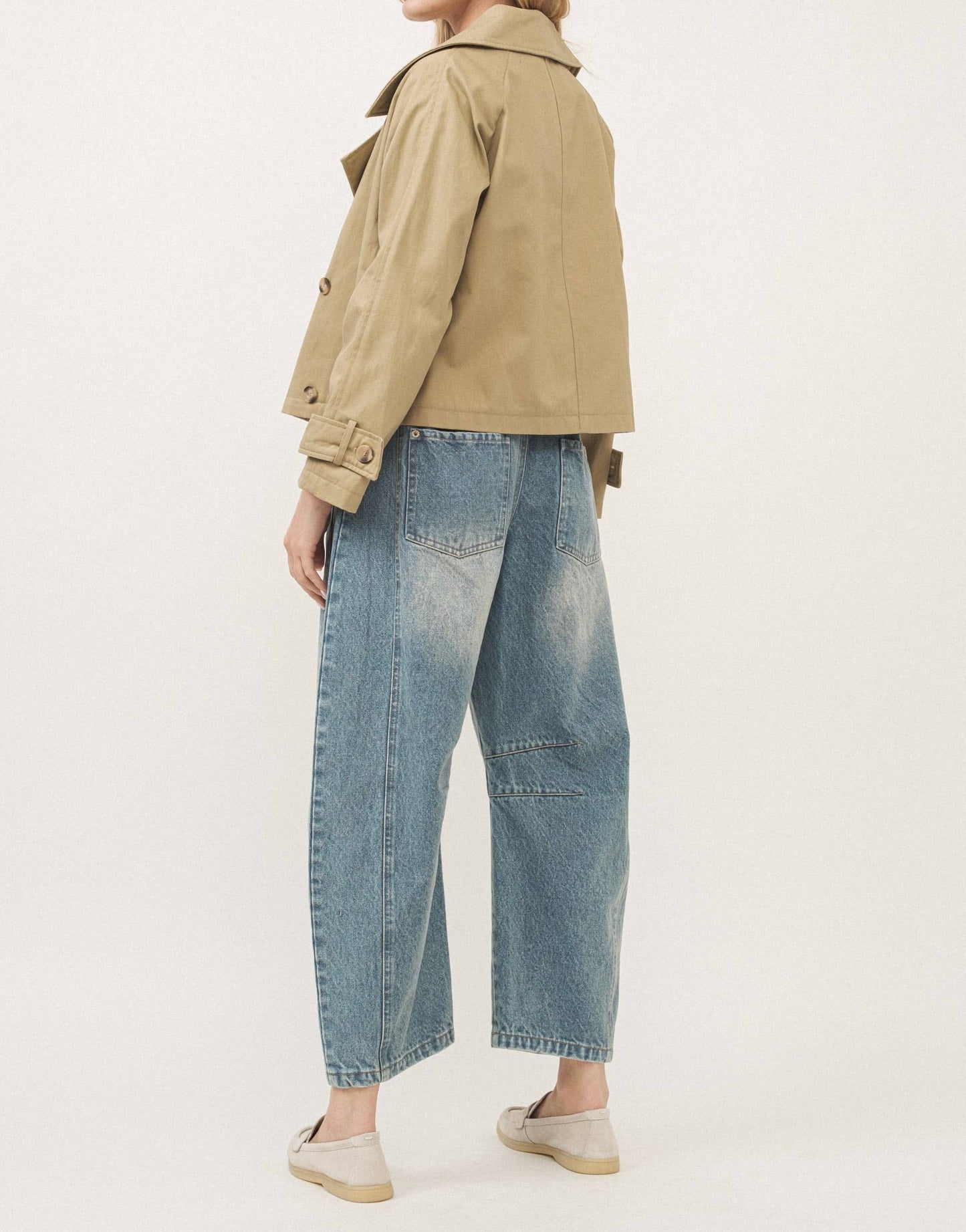 Annie Cropped Trench Jacket