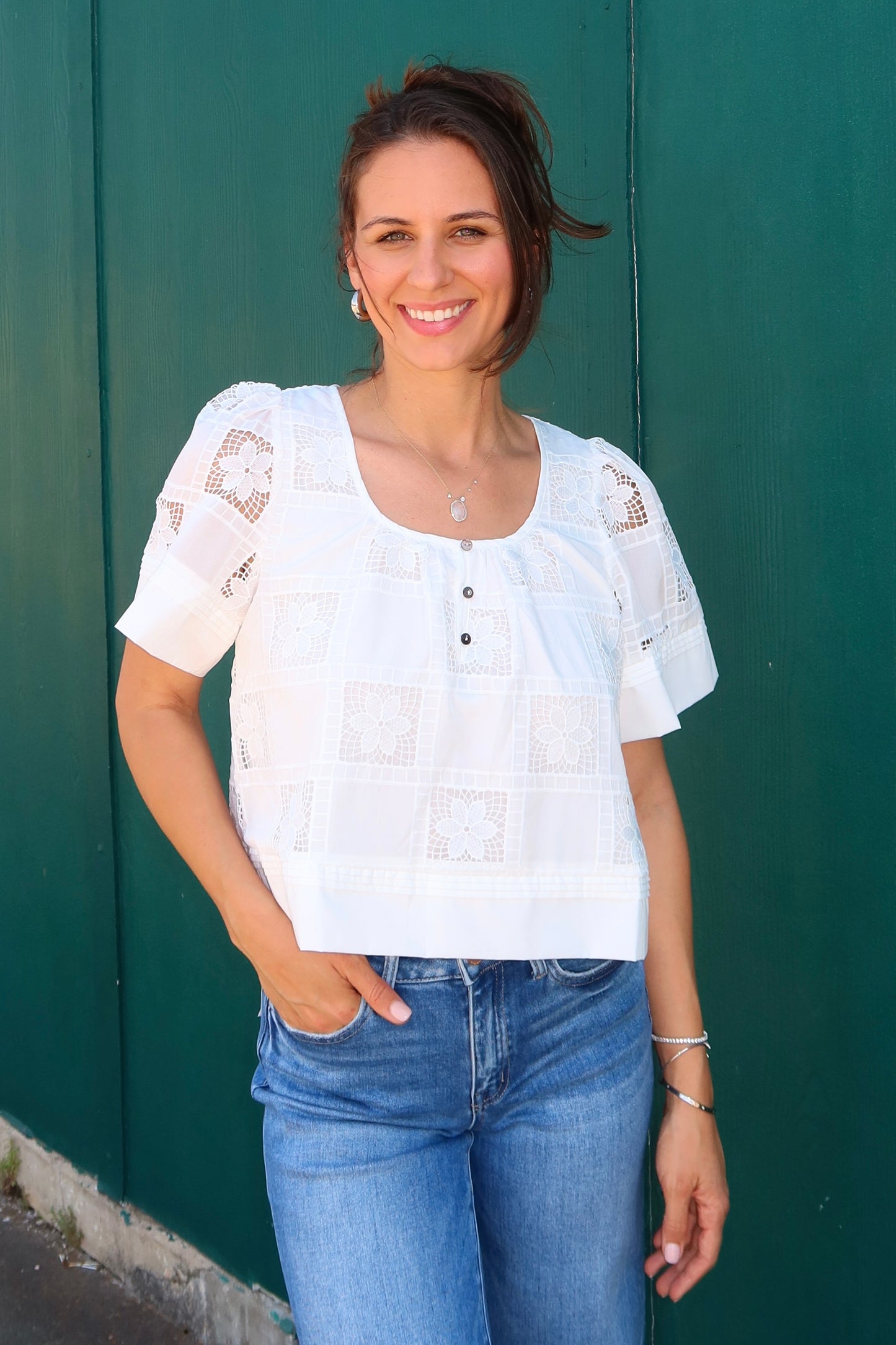 Mist Crop Blouse