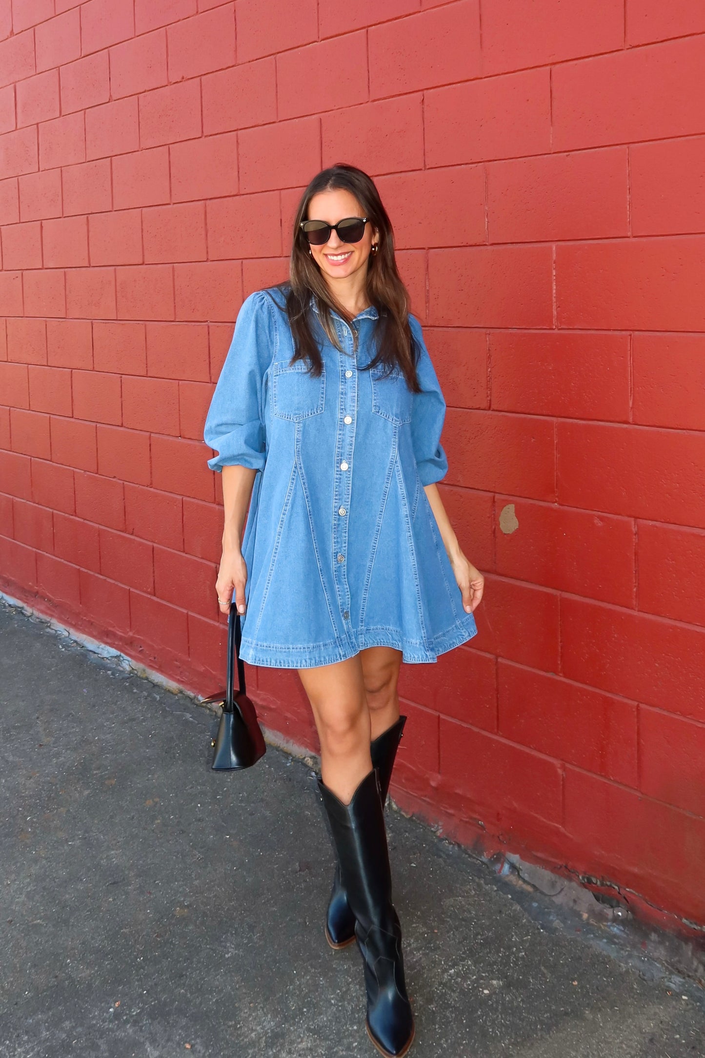 Denim Swing Dress