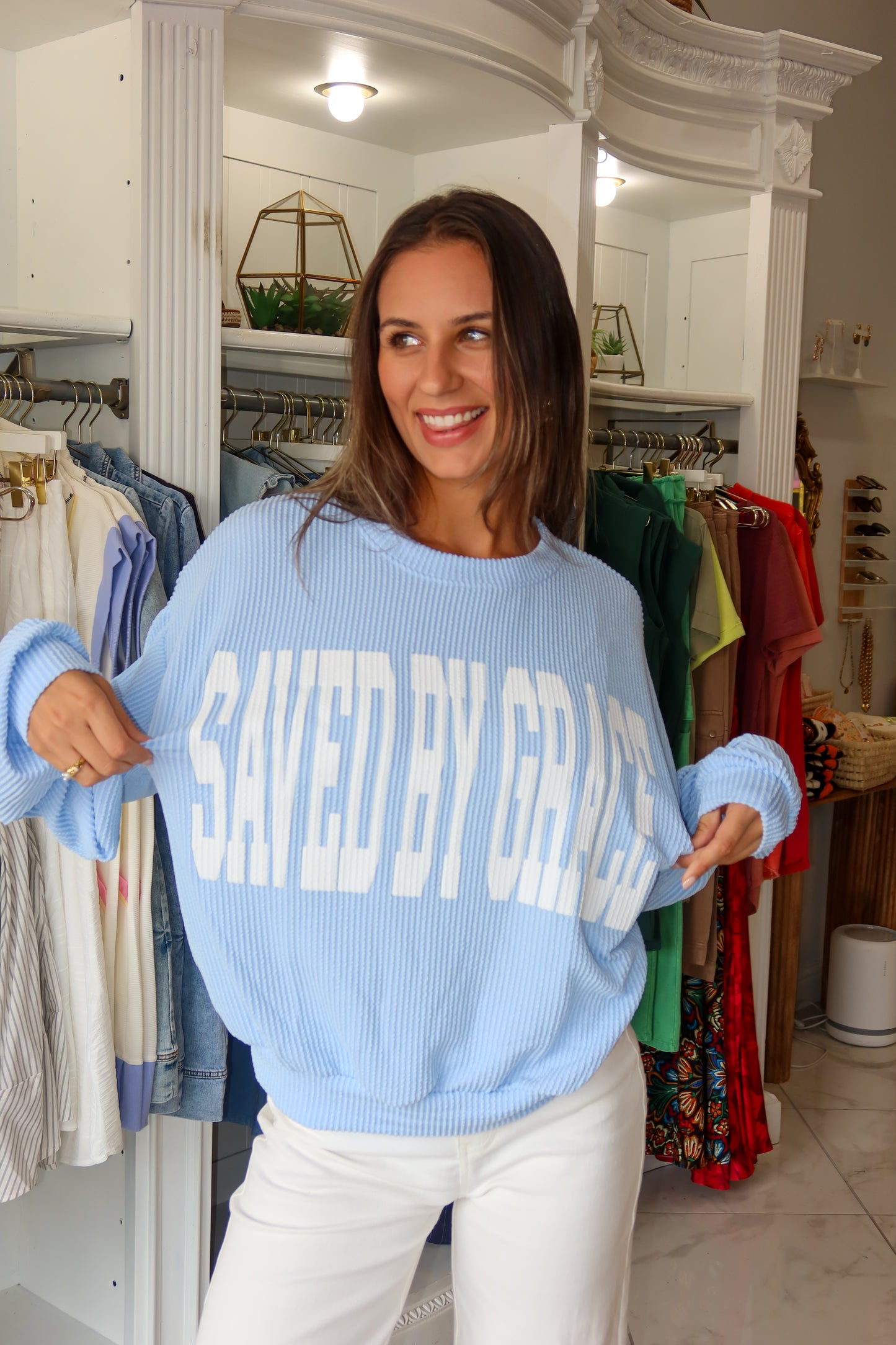 Saved By Grace Pullover