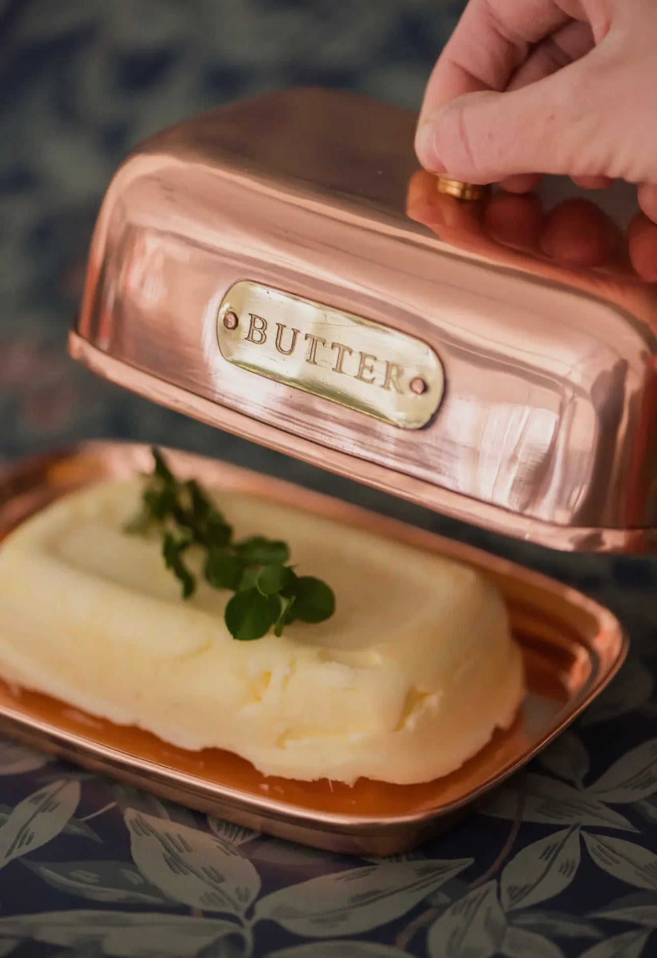 Copper Butter Dish