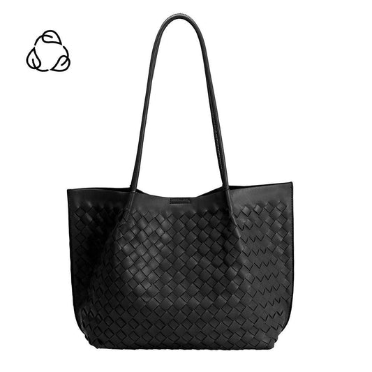 Victoria Black Tote Bag