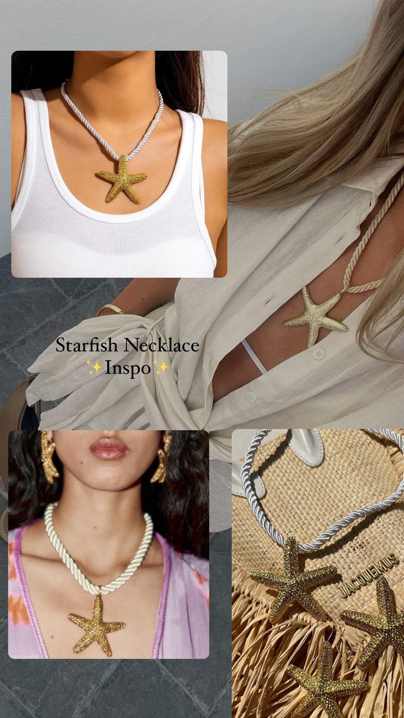 Starfish Pendant Necklace