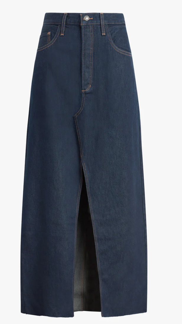 Denim Midi skirt