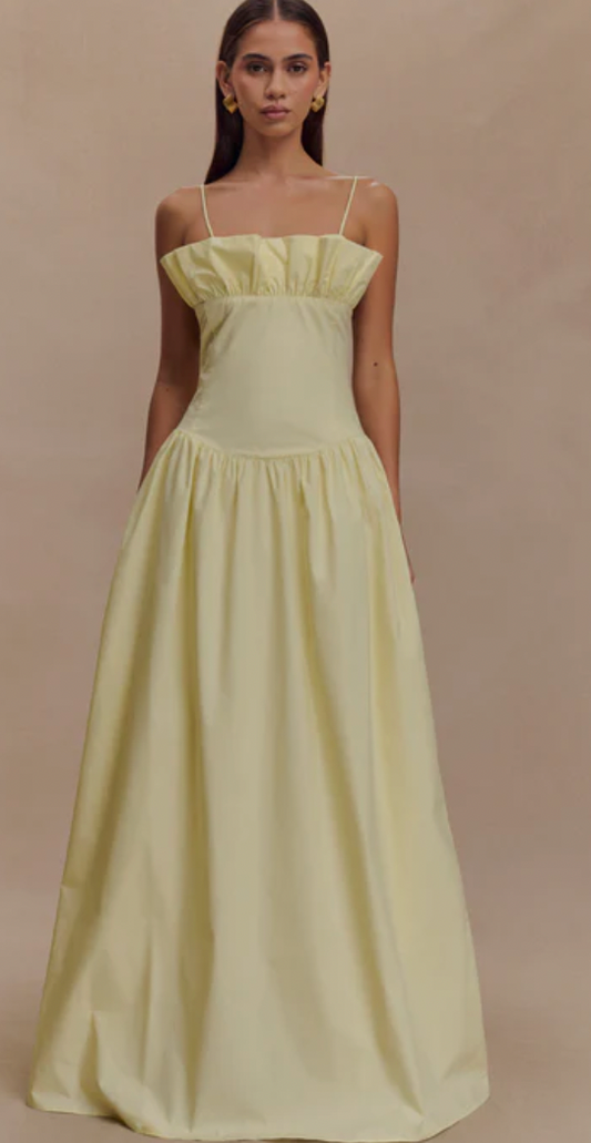 Janis Cotton Frill Maxi Dres