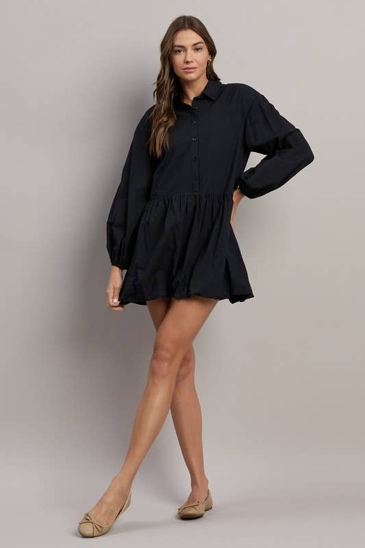 Lane Mini Shirt Dress (Restock)