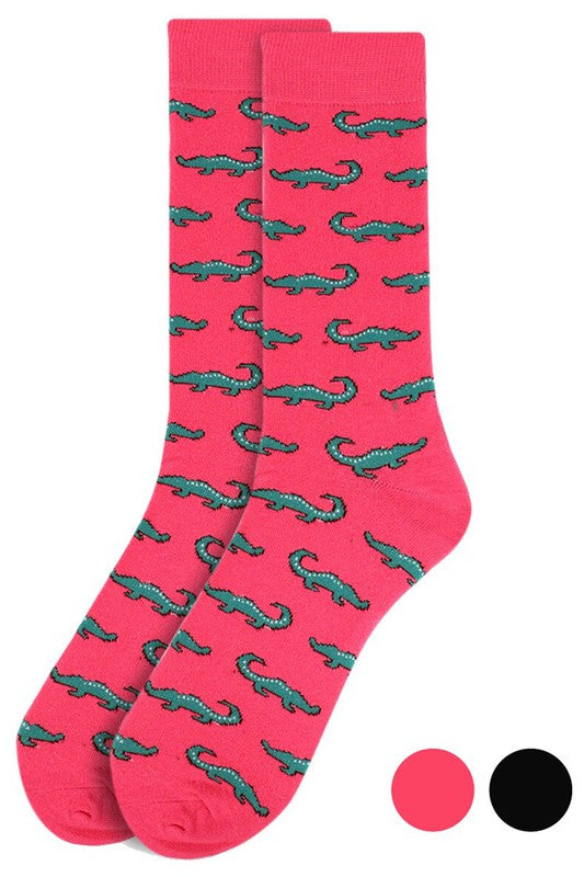 Men's Alligator Novelty Socks