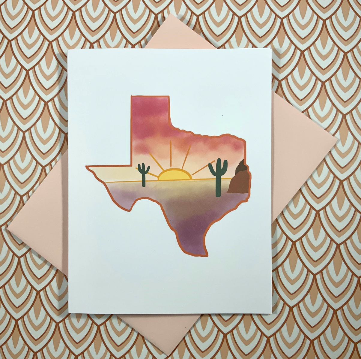Texas Desert Card