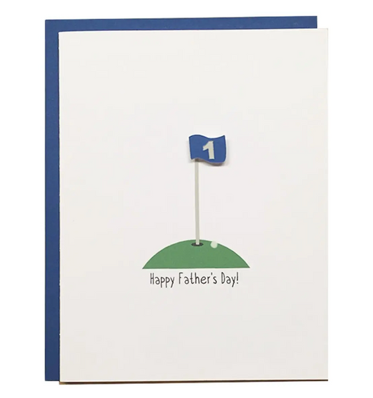 Father's Day Golf Card 3D